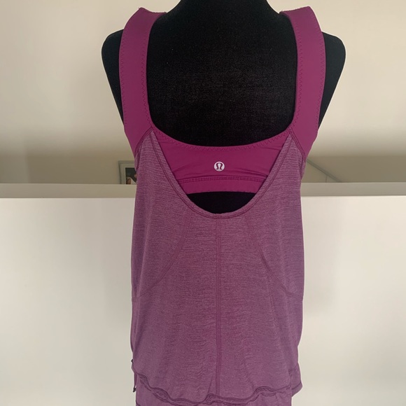 Lululemon tank with built-in bra - Picture 2 of 5